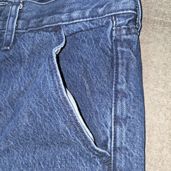 Abercrombie & Fitch High Rise Loose Jeans Wide Leg Denim Women's Size 6/28 - Picture 6 of 16